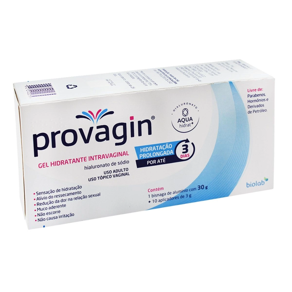 Gel Hidratante Intravaginal Provagin 30g Biolab