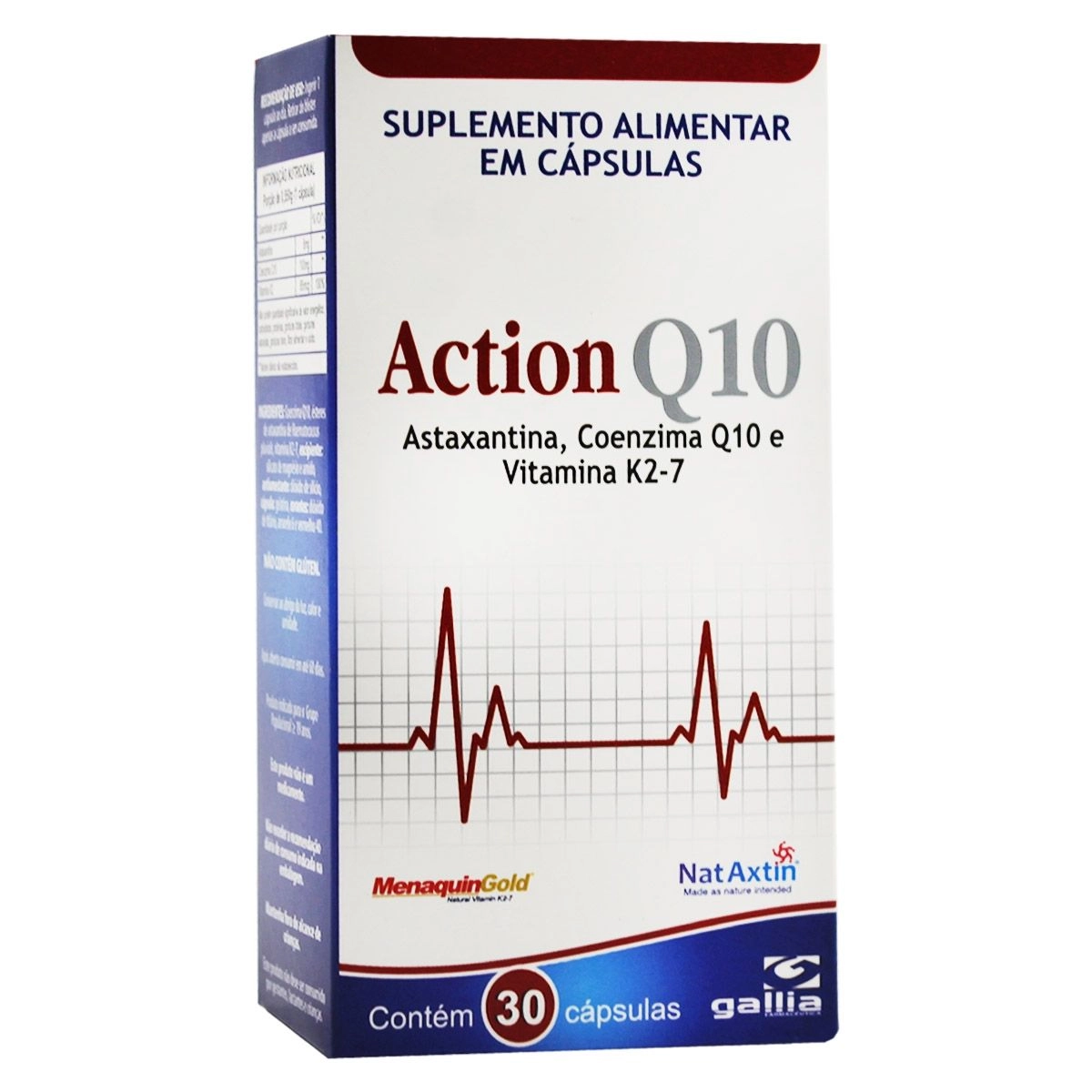 Action Q10 com 30 Cápsulas Gallia