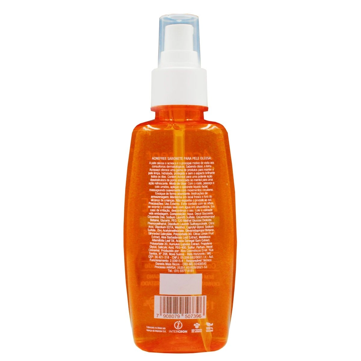 Sabonete Líquido Acne Free para Peles Oleosas 150ml Acnesept