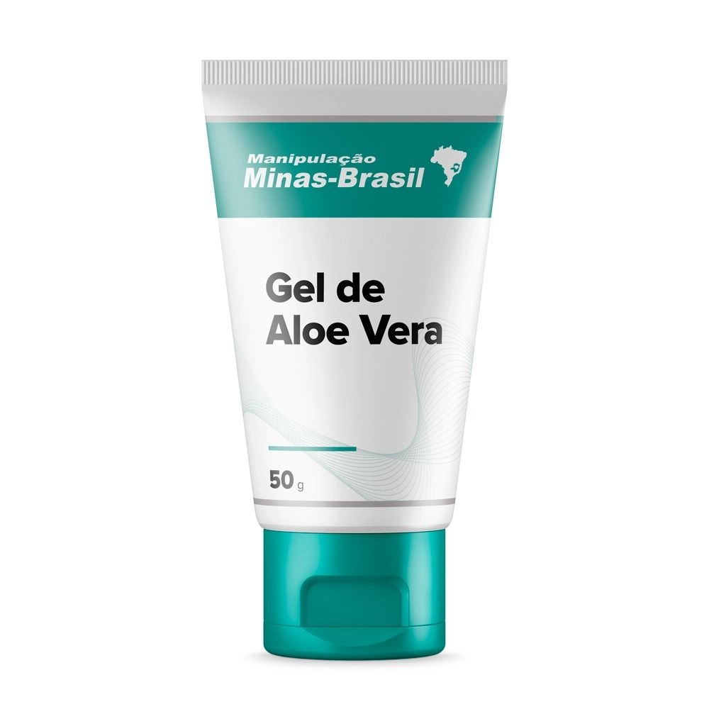 Gel de Aloe Vera -50G - Drogaria Minas-Brasil