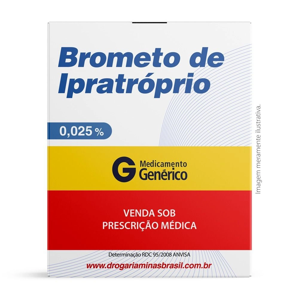 Brometo de Ipratópio 0,025% Gotas 20Ml Genérico Prati Donaduzzi