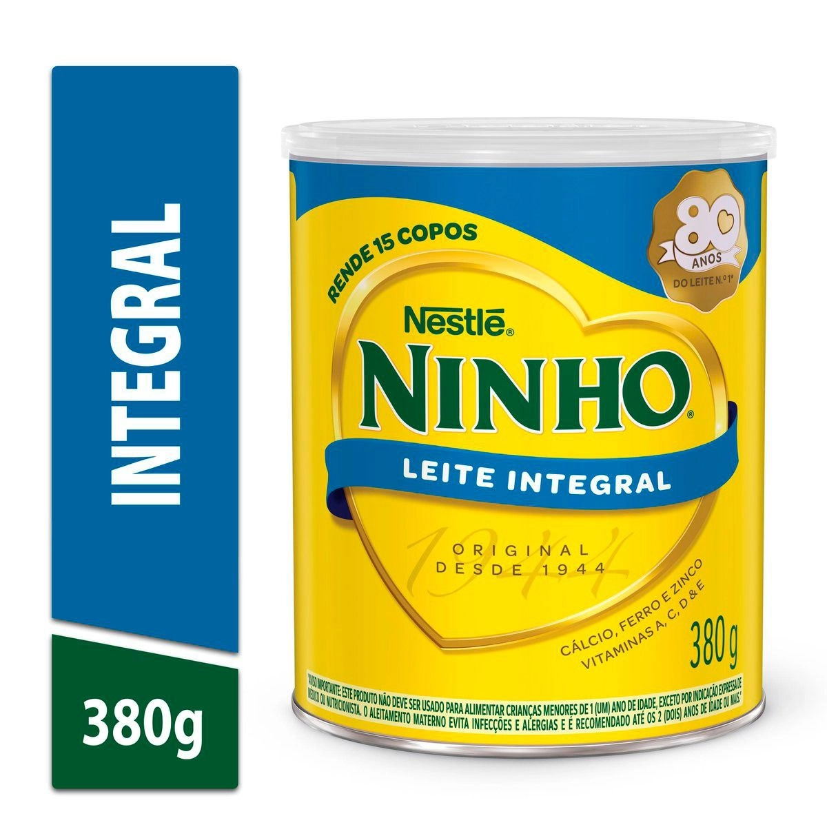 Leite em Pó Ninho Integral Lata 380g