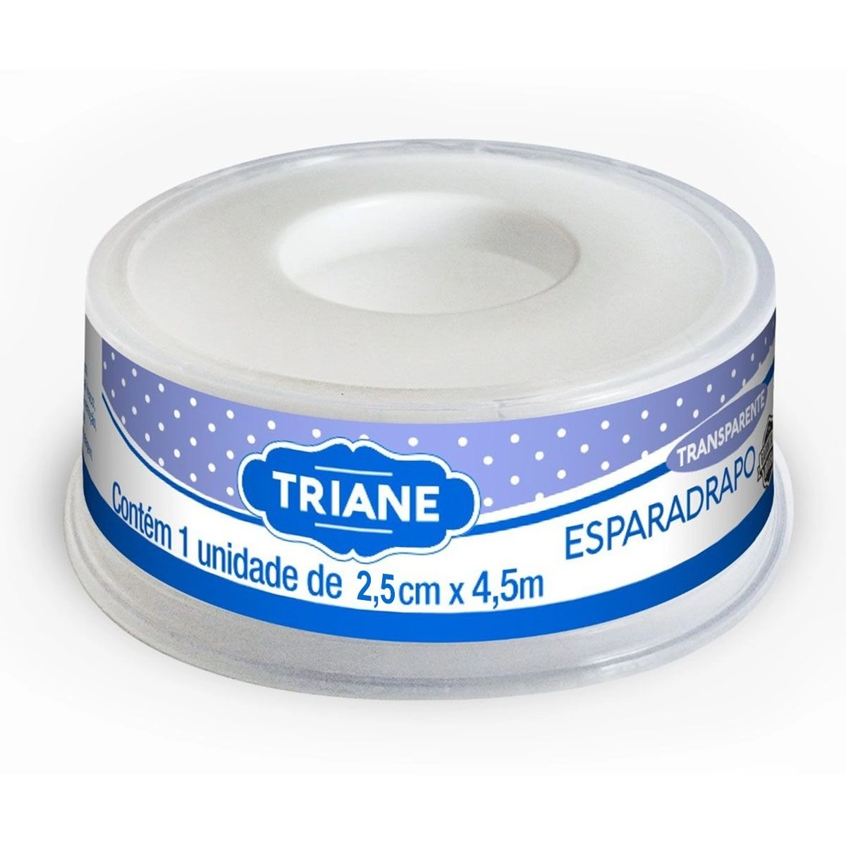 Esparadrapo Transparente 2,5cm x 4,5m Triane