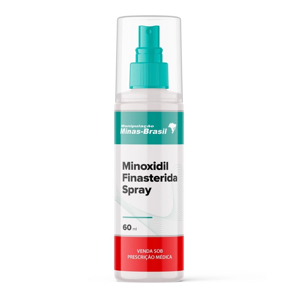 Minoxidil Finasterida Spray 60ml - Drogaria Minas-Brasil