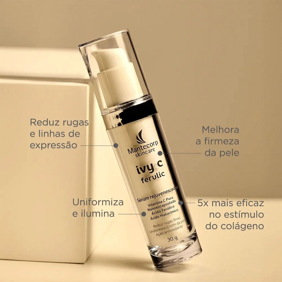 Sérum Rejuvenescedor Ivy C Ferulic 30g Mantecorp Skincare