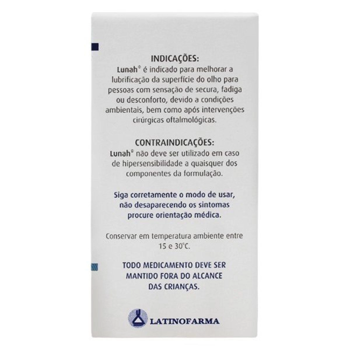 Lunah 2mg/ml 10ml Latinofarma