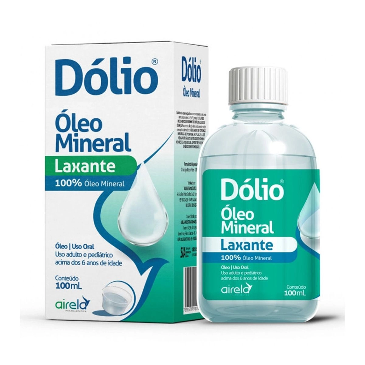 Dólio Óleo Mineral Laxante 100ml Airela