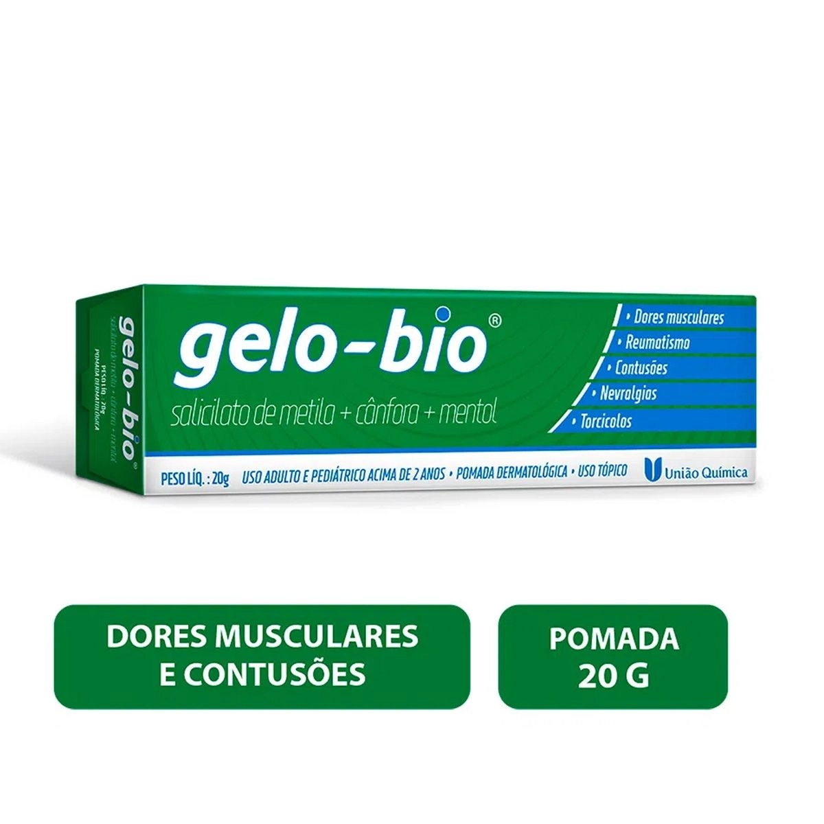 Gelo-Bio Pomada com 20g União Química