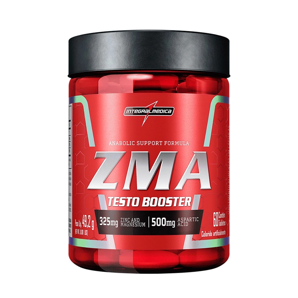 Zma Testo Booster Com 60 Cápsulas Integralmedica