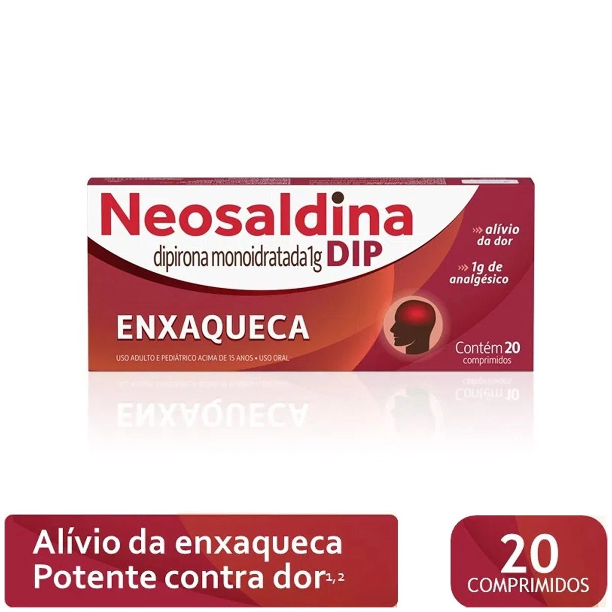Neosaldina Dip 1g 20 Comprimidos