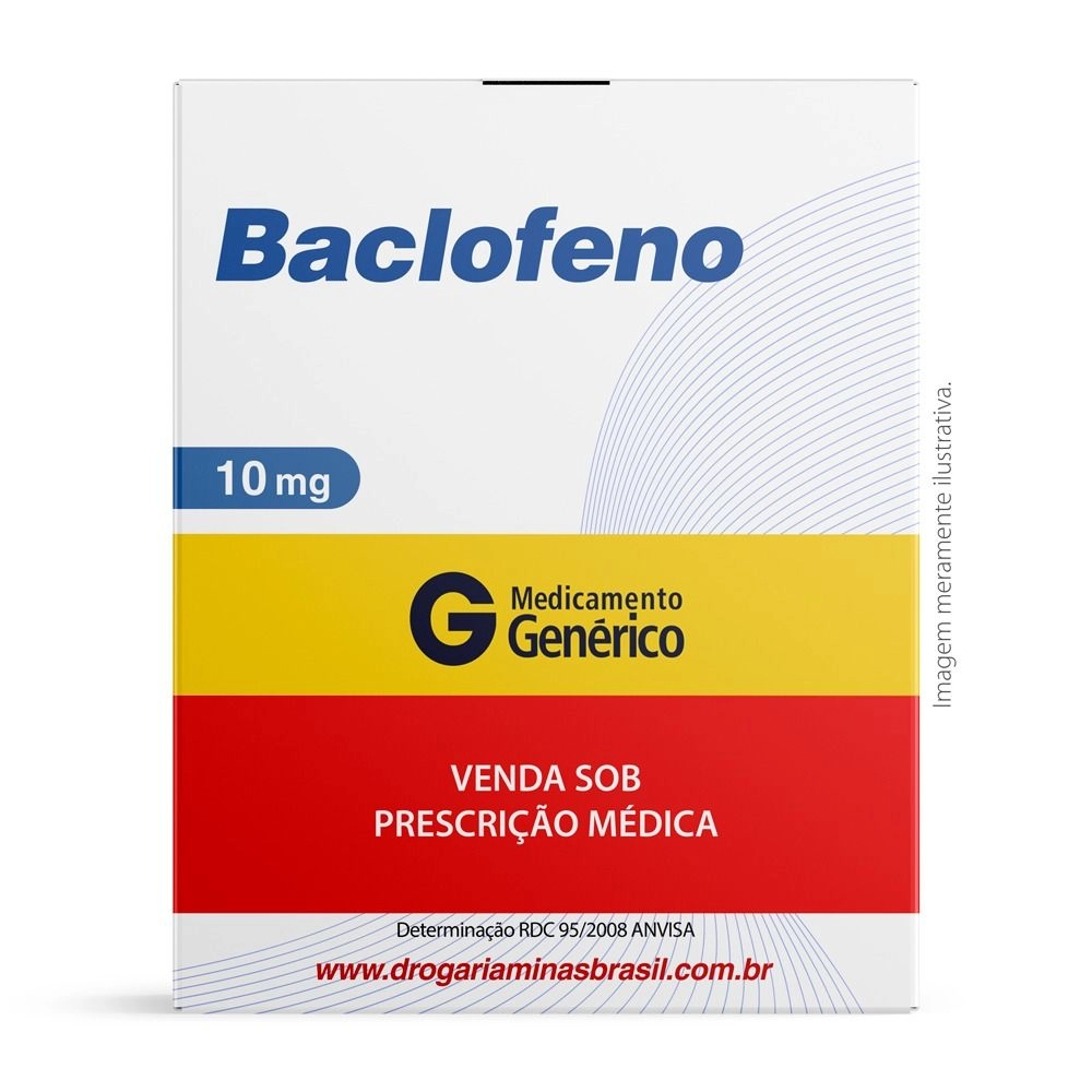 Baclofeno 10mg Com 20 Comprimidos Genérico Teuto