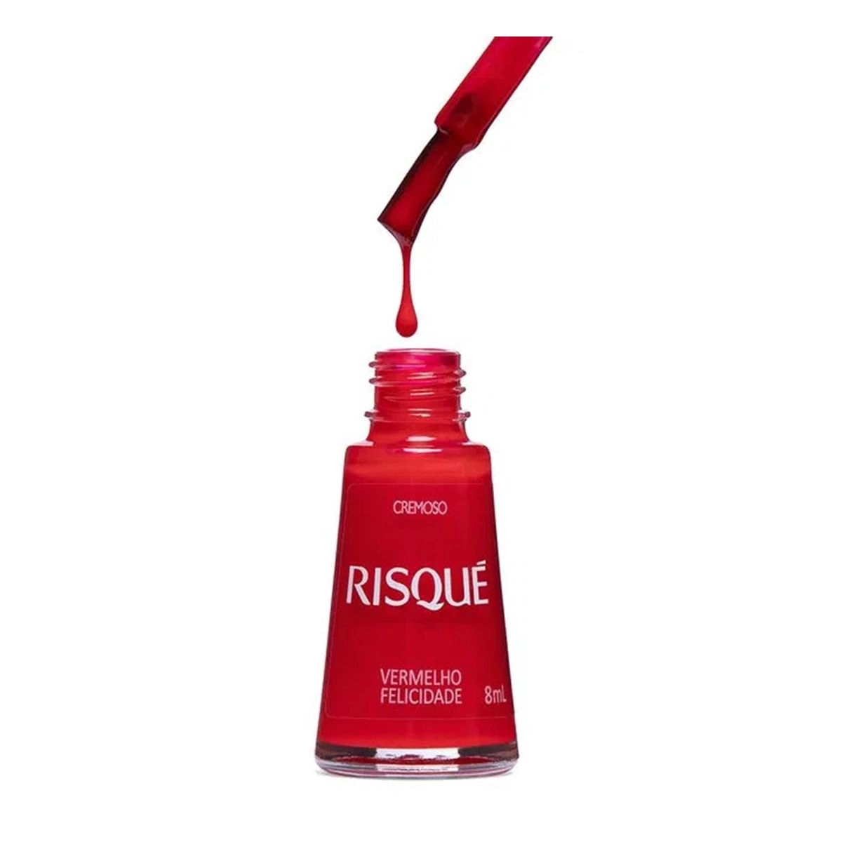 Esmalte Risqué Vermelho Felicidade 8ml