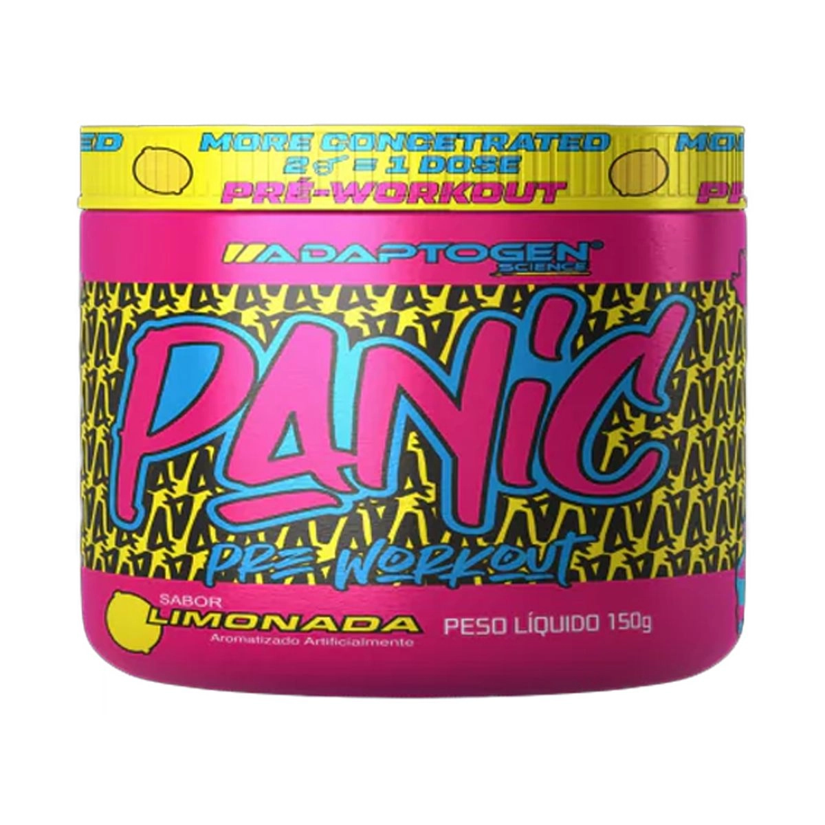 Panic Pré Workout Limonada Com 150g Adaptogen
