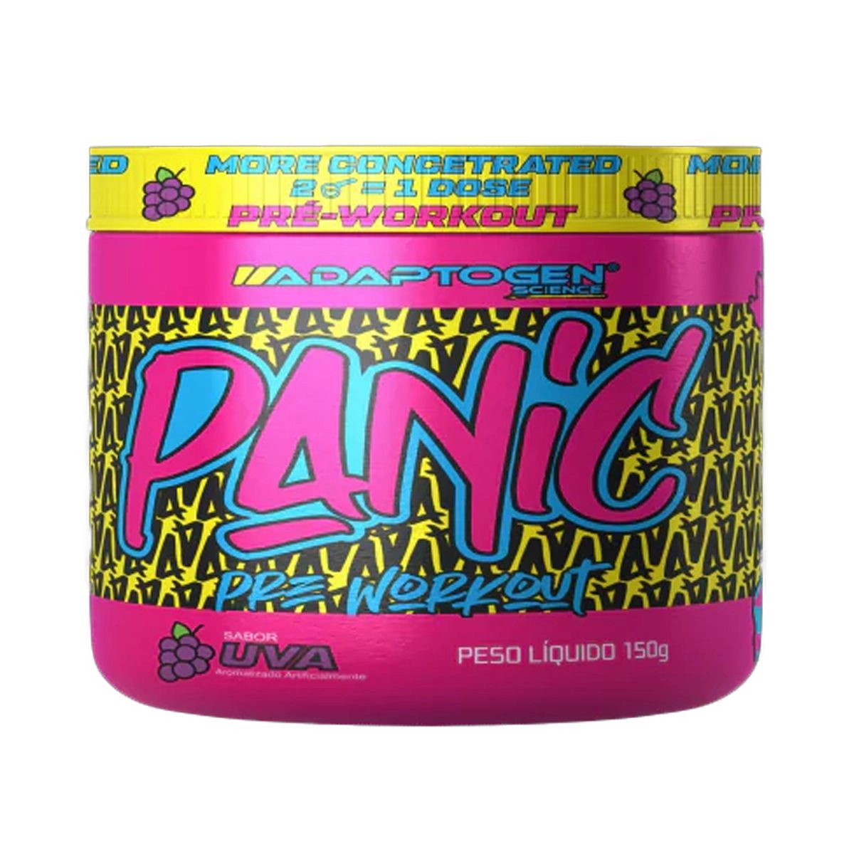 Panic Pré Workout Uva Com 150g Adaptogen