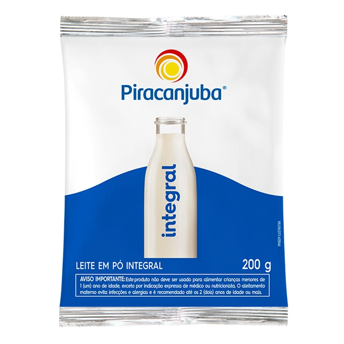 Leite em Pó Integral 200g Piracanjuba