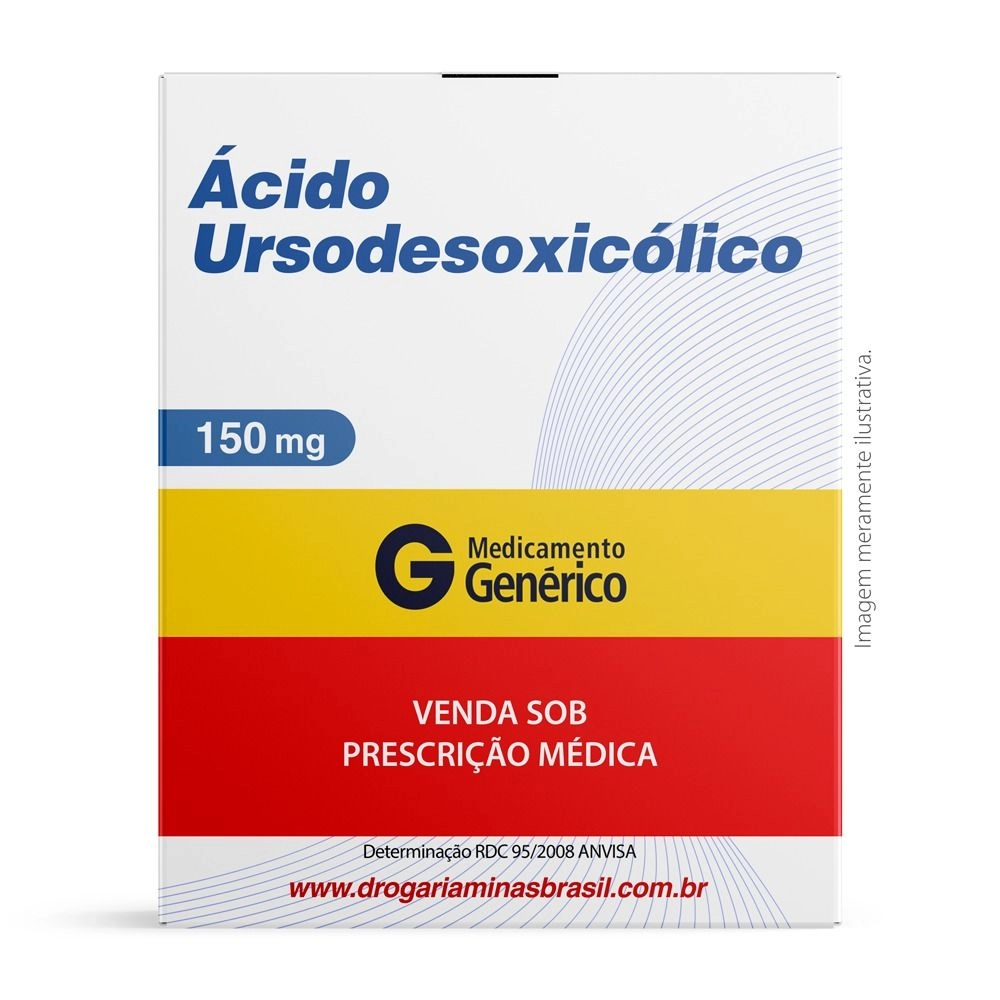 Ácido Ursodesoxicólico 150mg Com 30 Comprimidos EMS