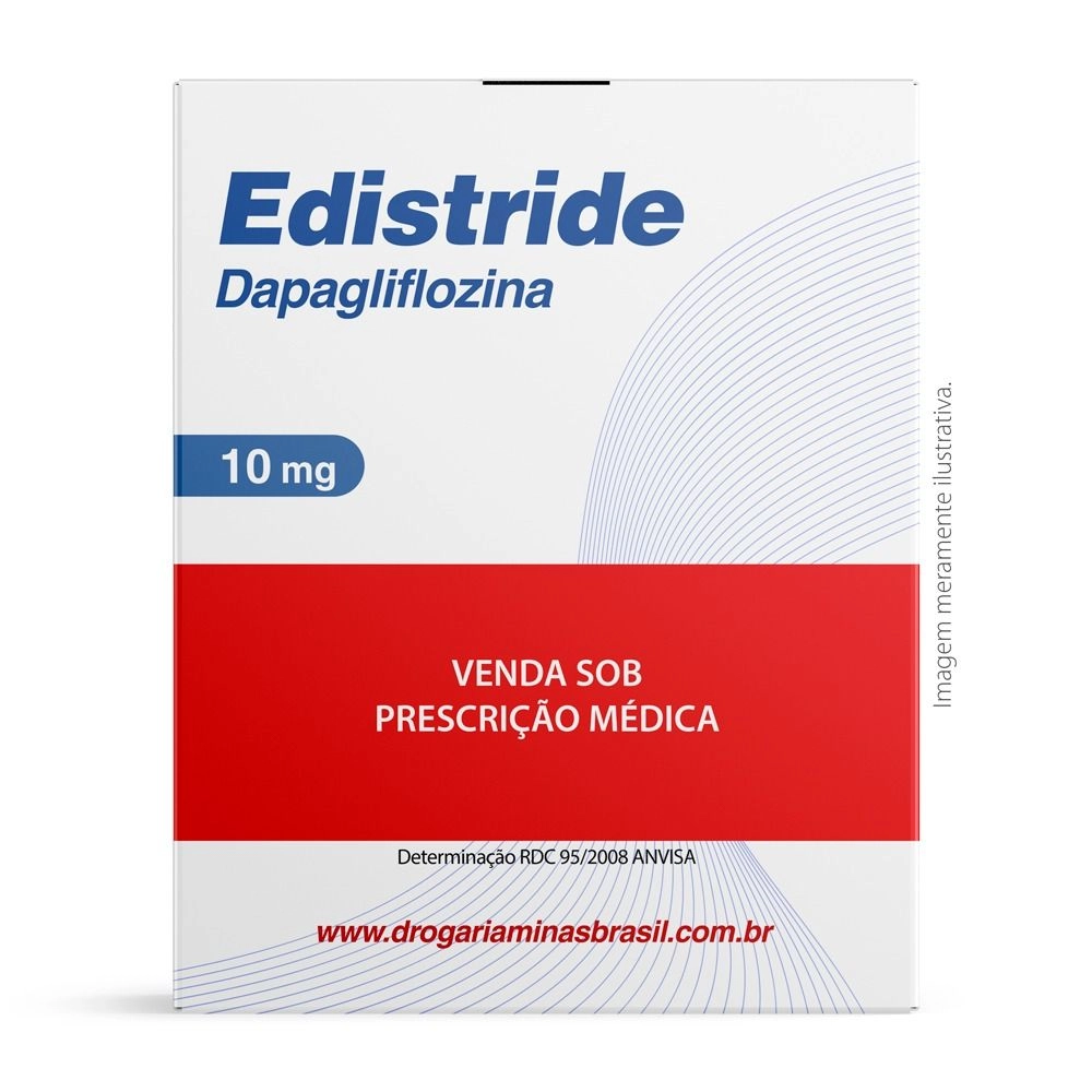 Edistride Dapagliflozina 10Mg Com 30 Comprimidos Aché