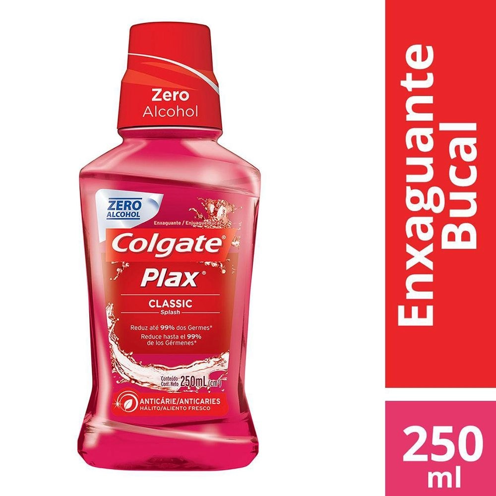 Enxaguante Bucal Colgate Plax Classic 250 ml