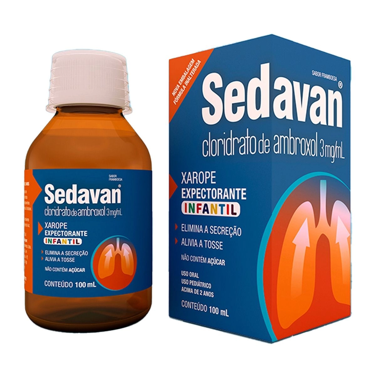 Sedavan 3mg/mL Xarope Pediátrico 100mL Eversil