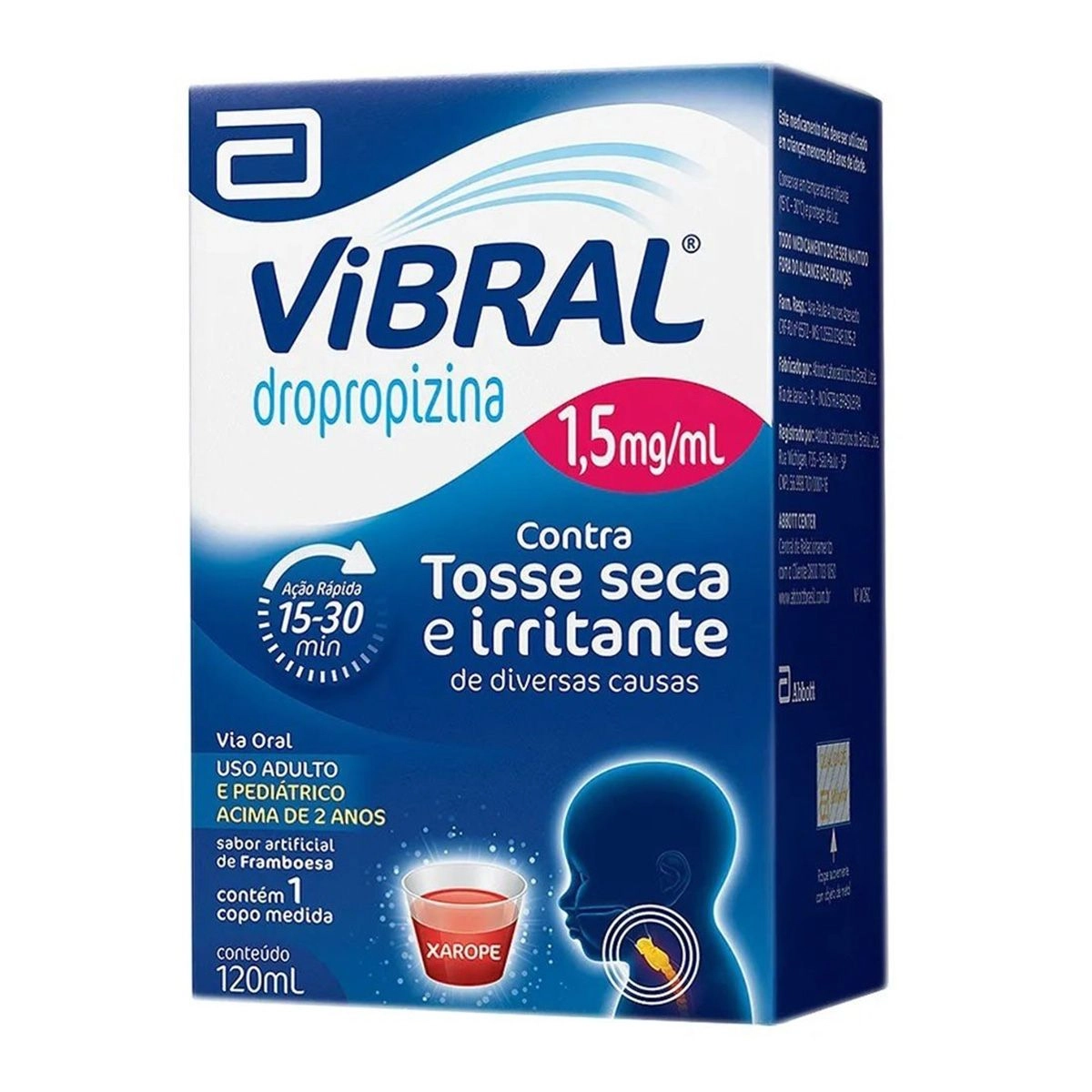 Vibral Xarope Pediátrico 120ml Abbott