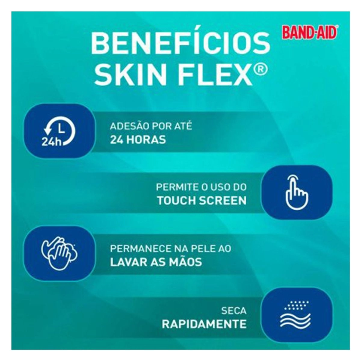 Curativo Skin-Flex com 25 unidades Band-Aid