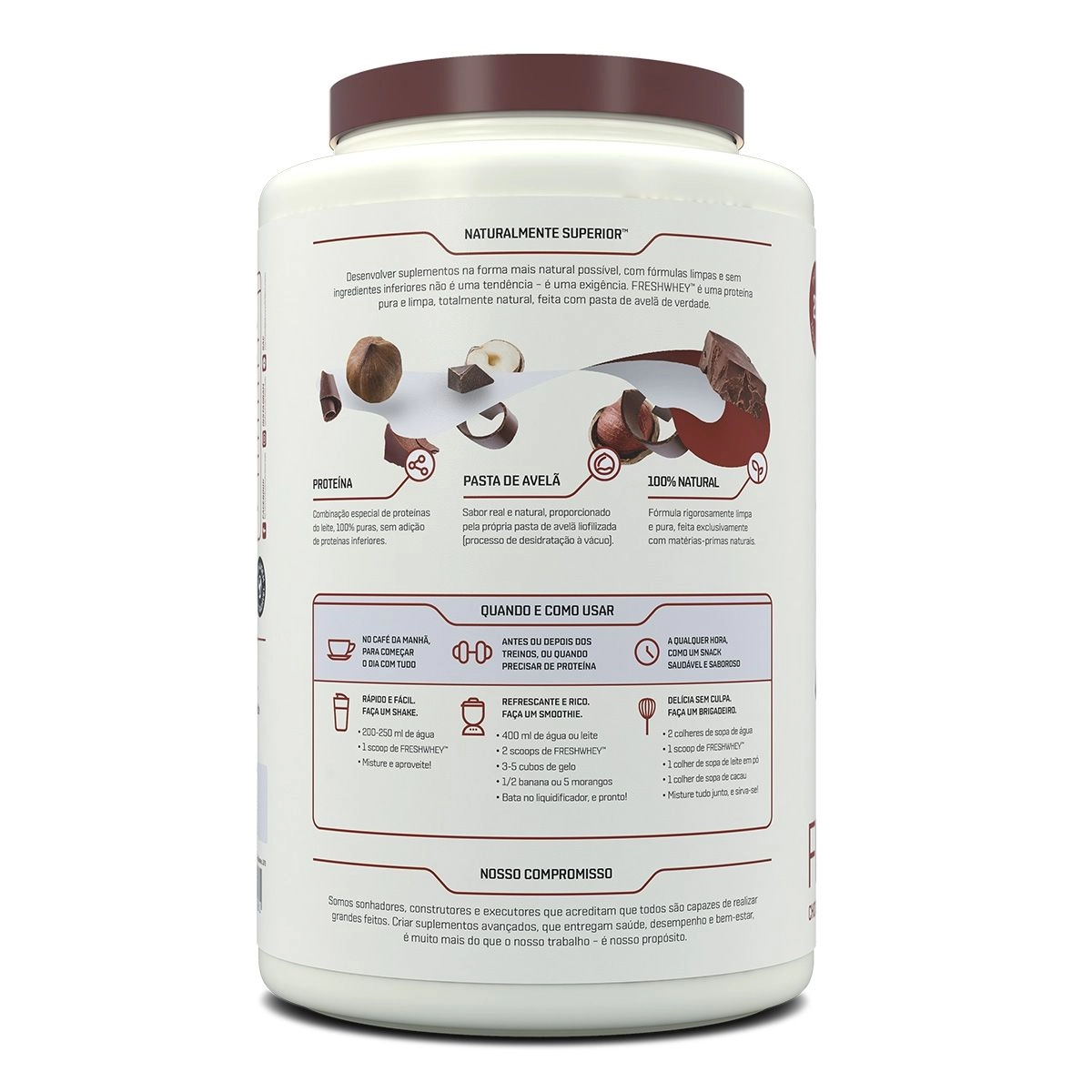 DUX Freshwhey Chocolate e Avelã 900G