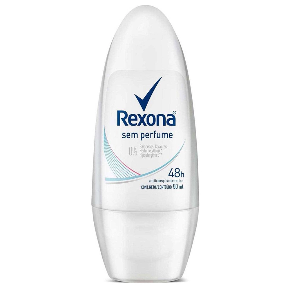 Desodorante Roll On Rexona Women Sem Perfume 50Ml