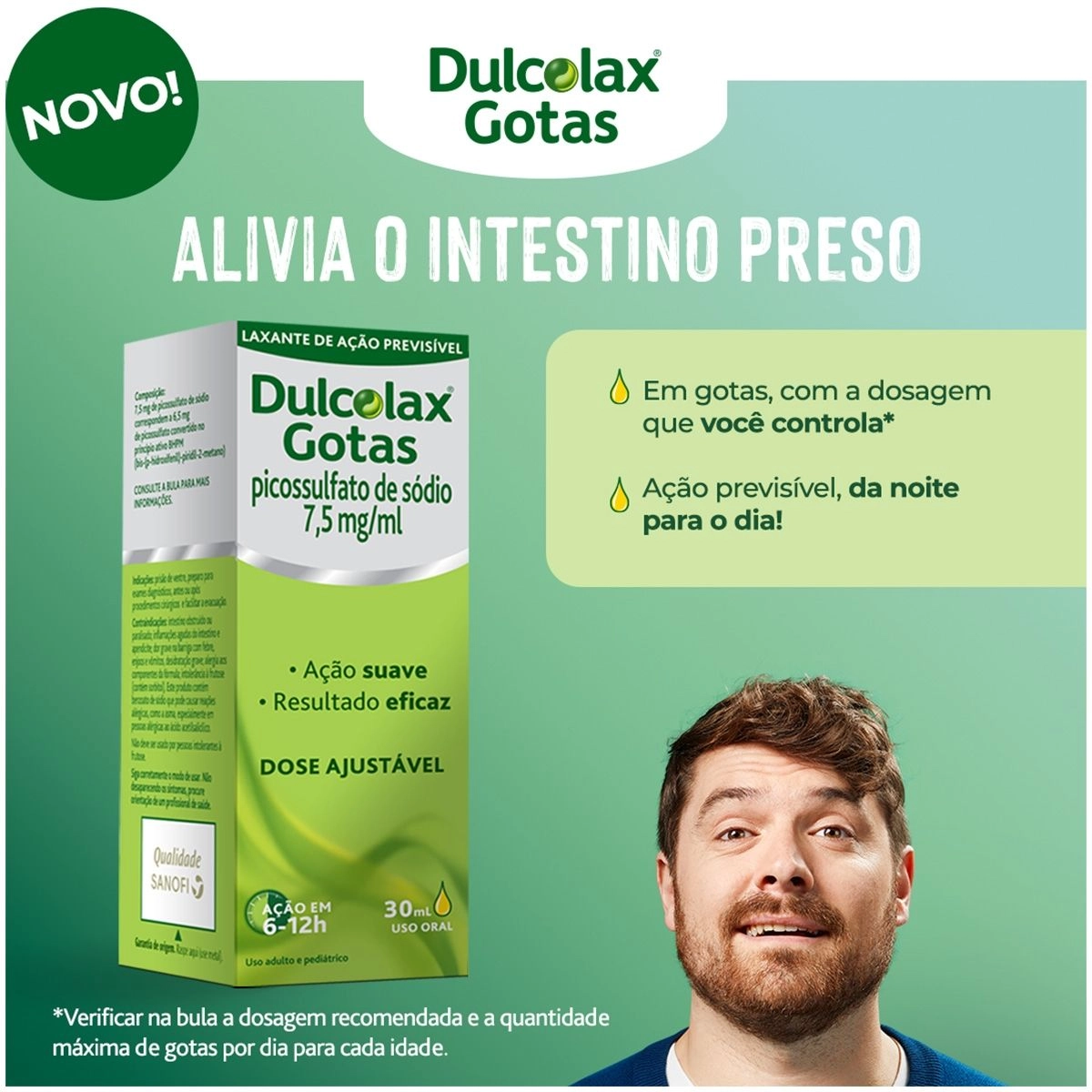 Laxante Dulcolax 7,5mg/ml Gotas 30ml Sanofi