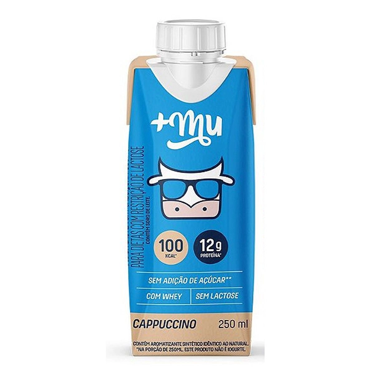Pronto Bebida Láctea Uht +Mu Cappuccino 250ml - Drogaria Minas-Brasil