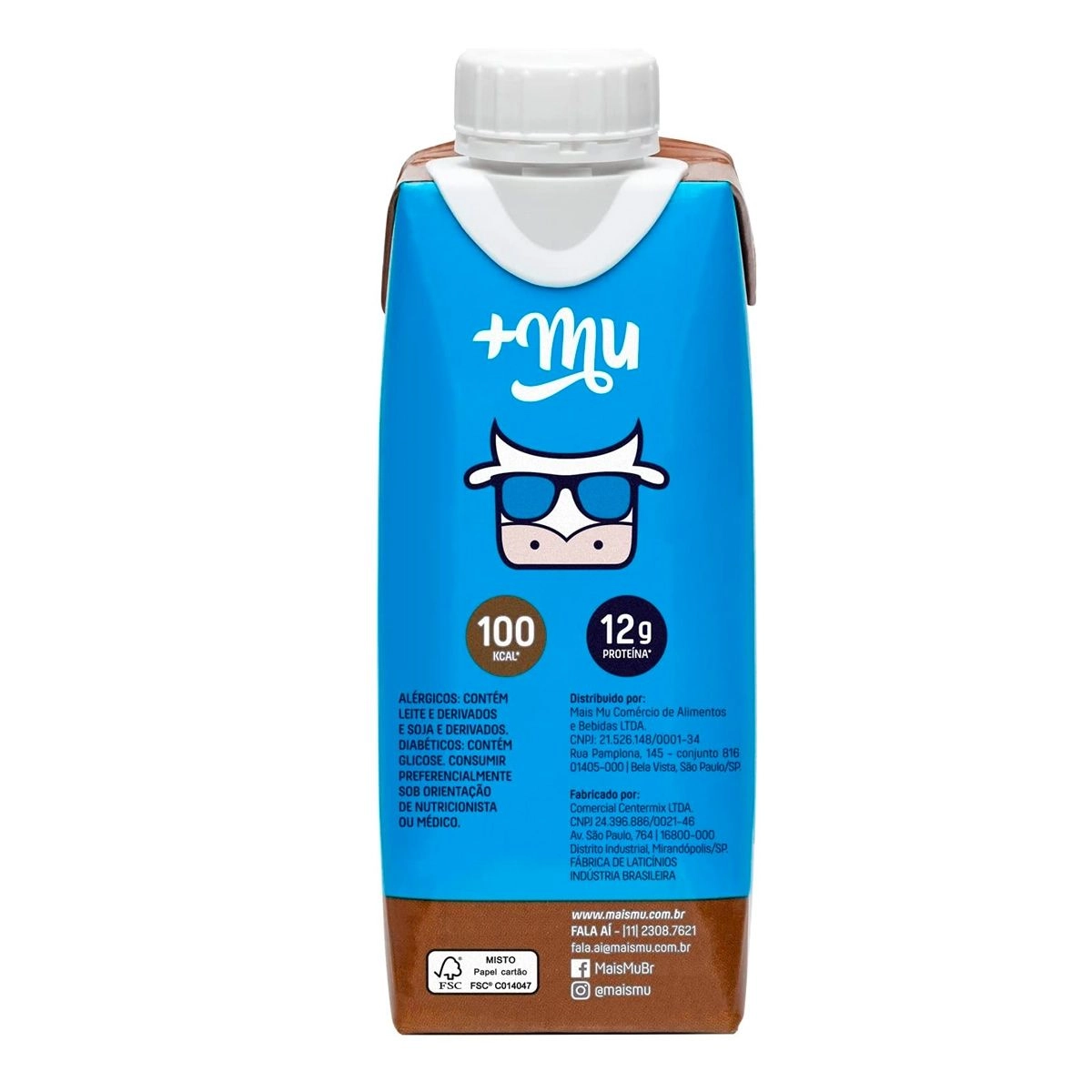 +Mu Pronto Bebida Láctea Uht Chocolate 250Ml