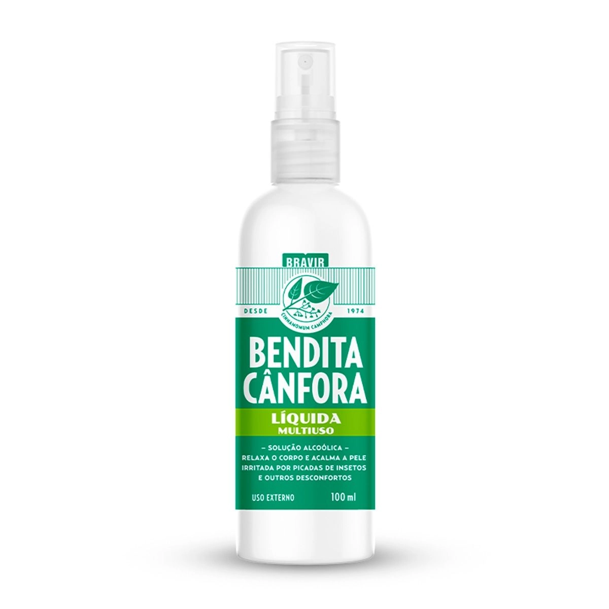 Bendita Cânfora Spray Com 100ml Bravir