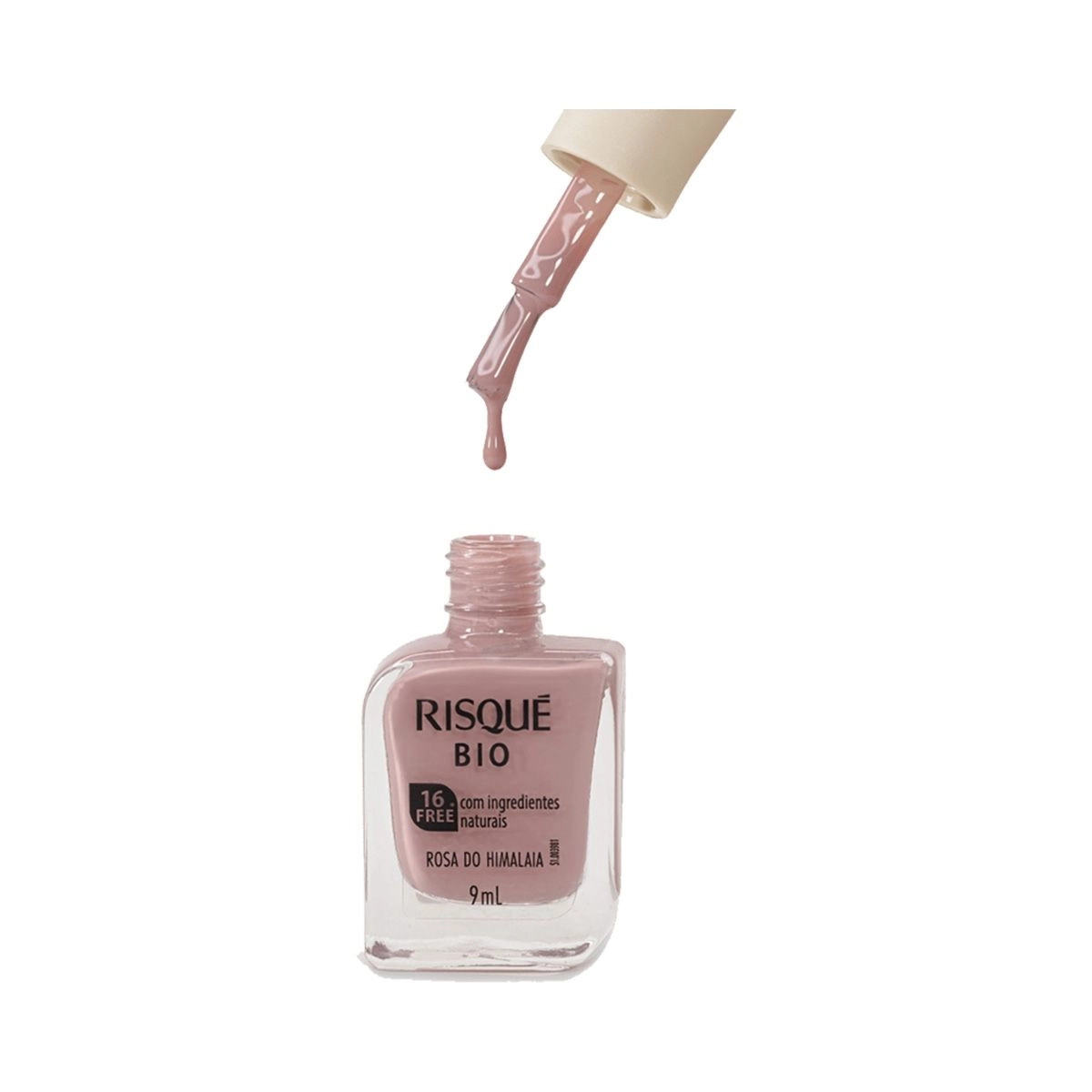 Esmalte Bio Rosa Cremoso Rosa do Himalaia 9Ml Risqué