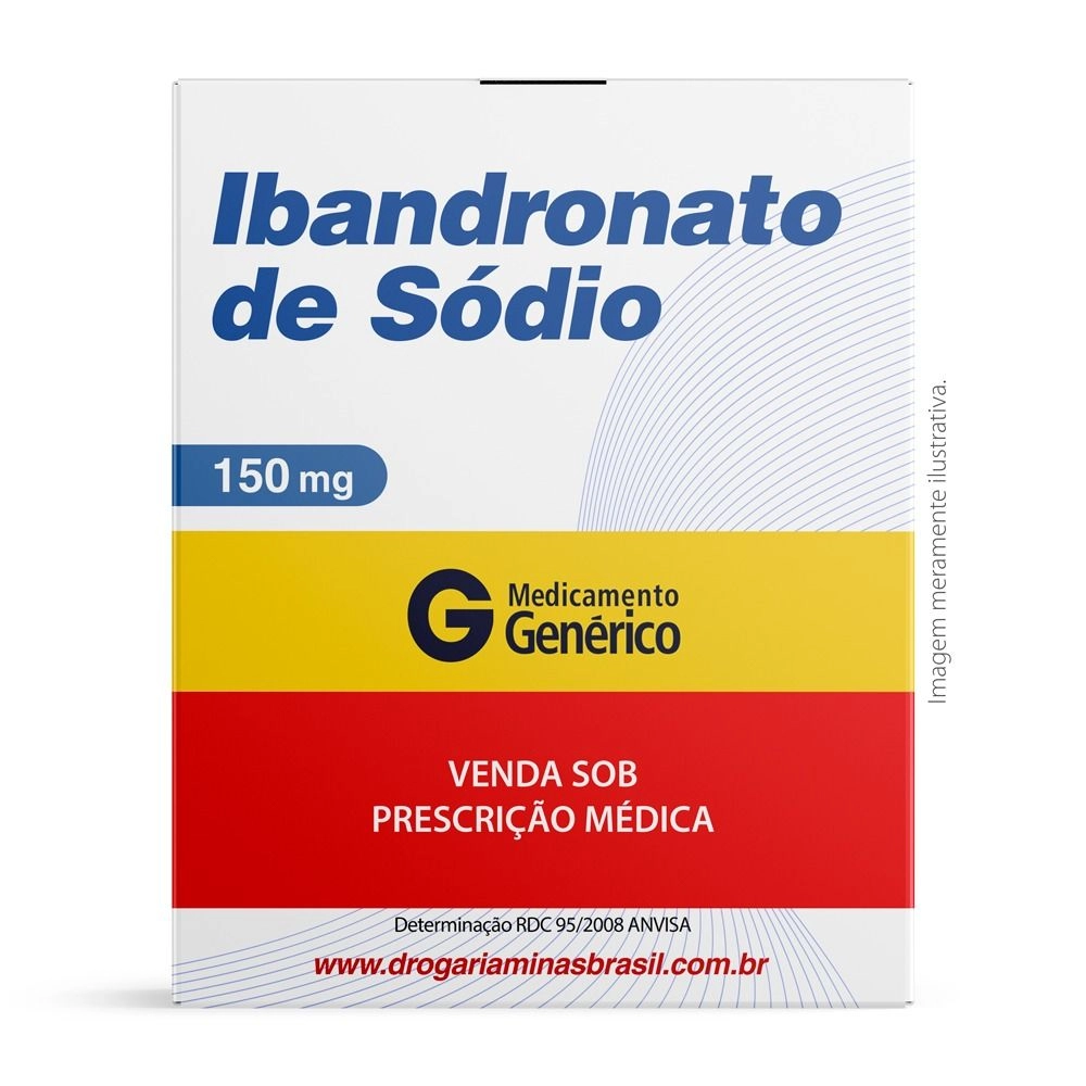 Ibandronato de Sódio 150mg Com 3 Comprimidos Genérico Biolab