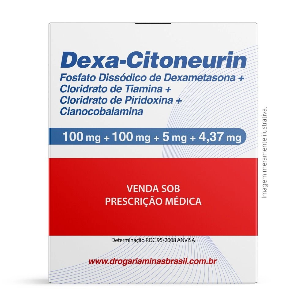 Dexa-Citoneurin Solução Injetável 1 Ampola: Preço e para que serve