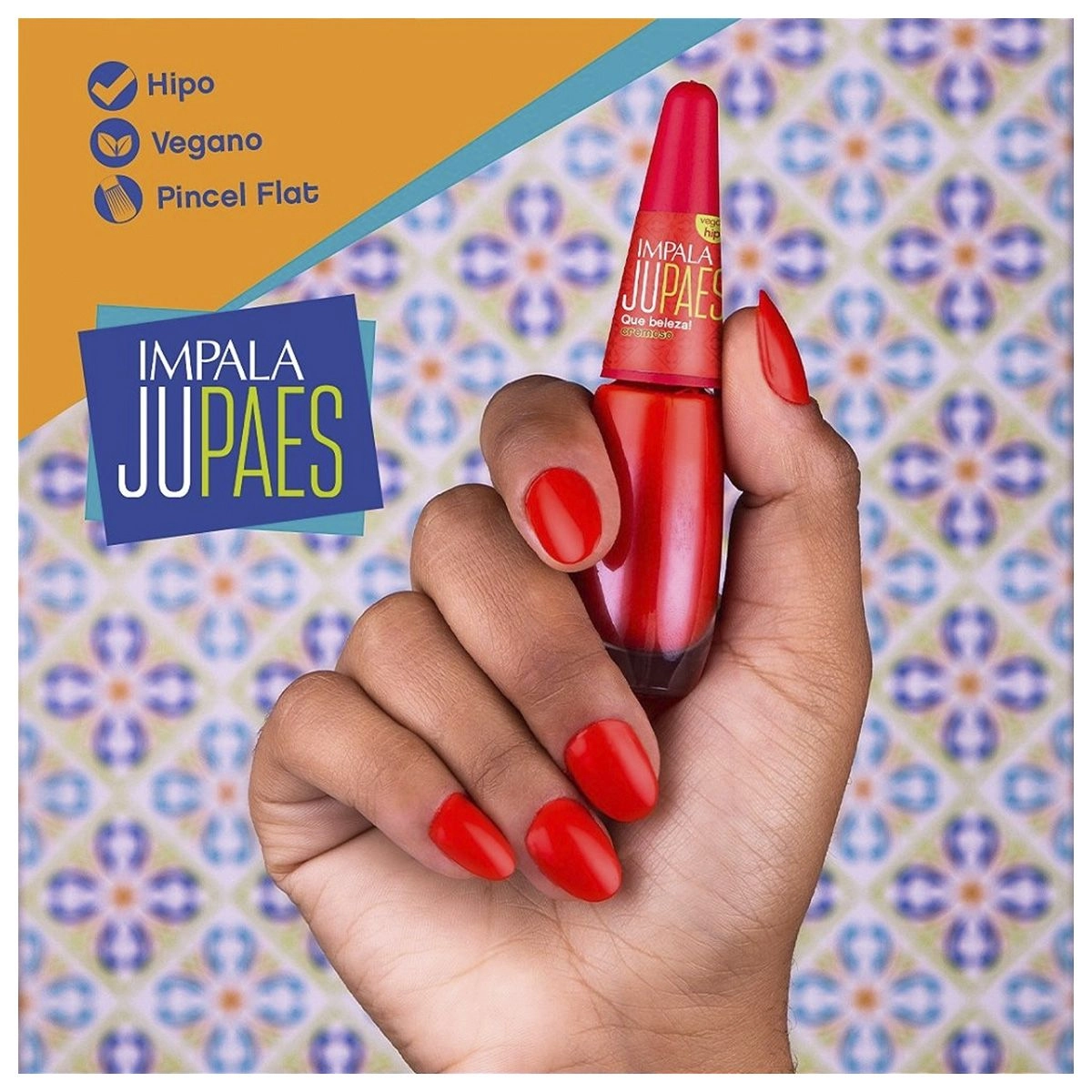 Esmalte Ju Paes Que Beleza! 7,5ml Impala