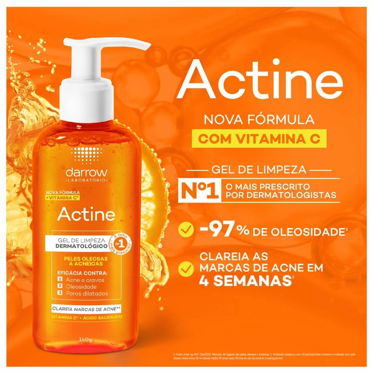 Gel de Limpeza Actine 140g Darrow