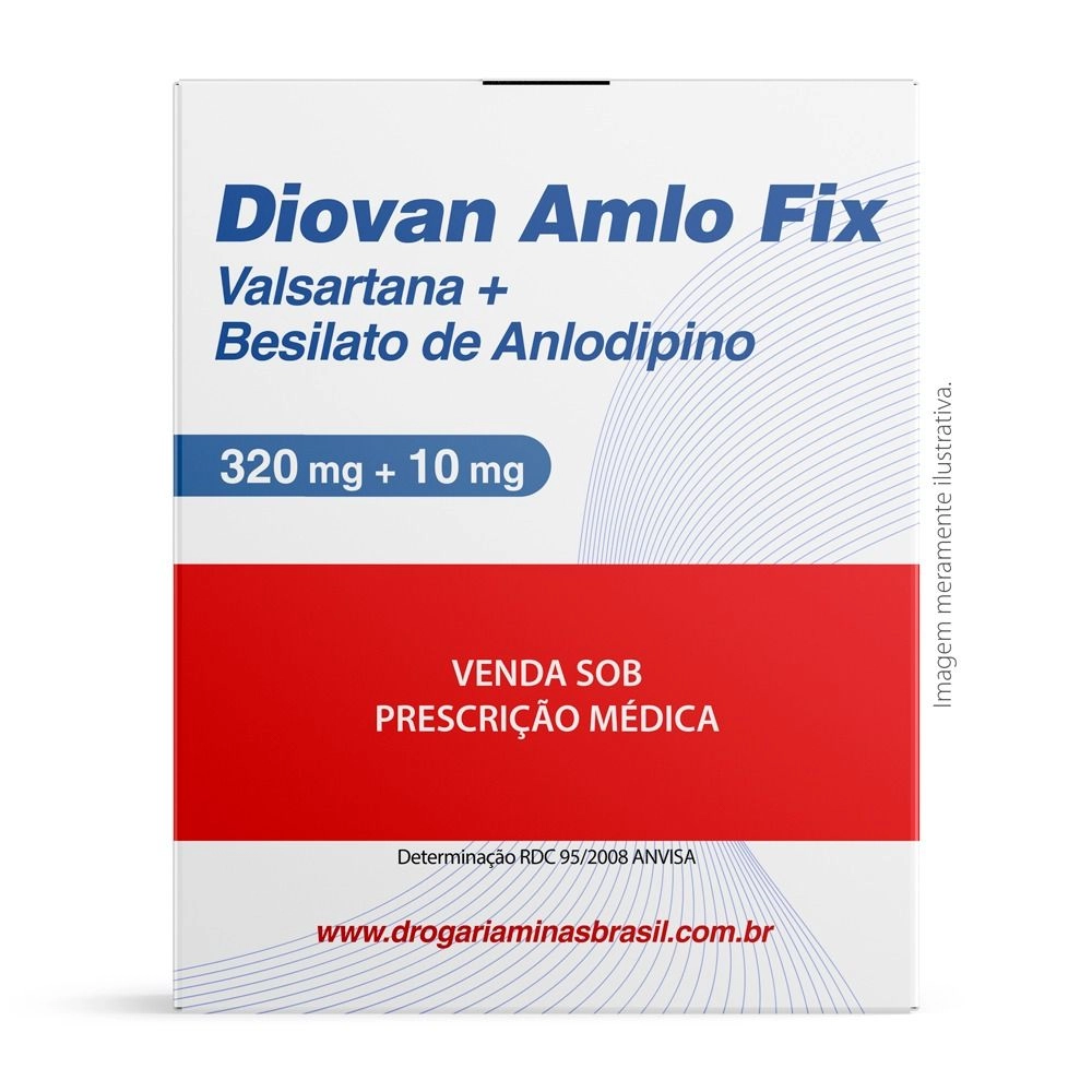 Diovan Amlo Fix 320Mg/10Mg Com 28 Comprimidos