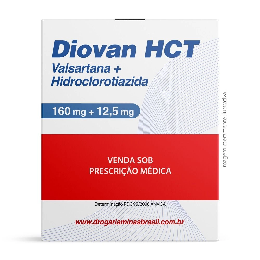 Diovan Hct 160 Mg/12,5 Mg Com 28 Comprimidos