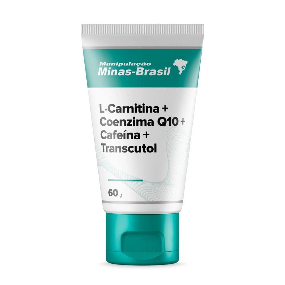 L-Carnitina 6% + Coenzima Q10 3% + Cafeína 2% + Transcutol 2% 60g