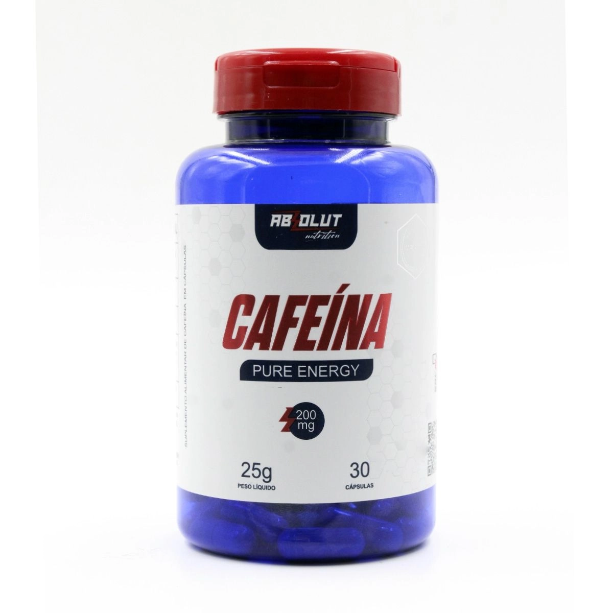 Cafeína Pure Energy 200Mg Com 30 Cápsulas Absolut Nutrition