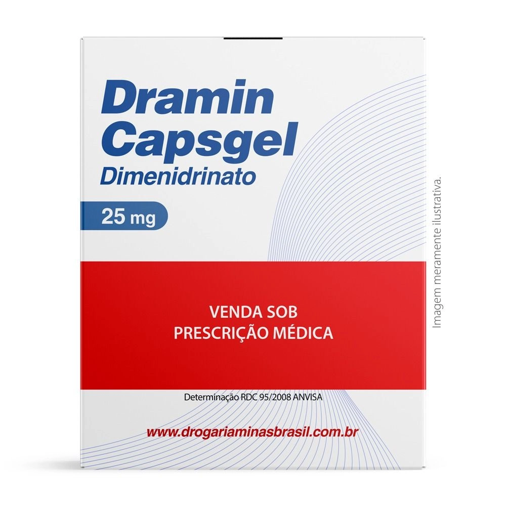 Dramin Capsgel 25mg 10 Cápsulas - Takeda
