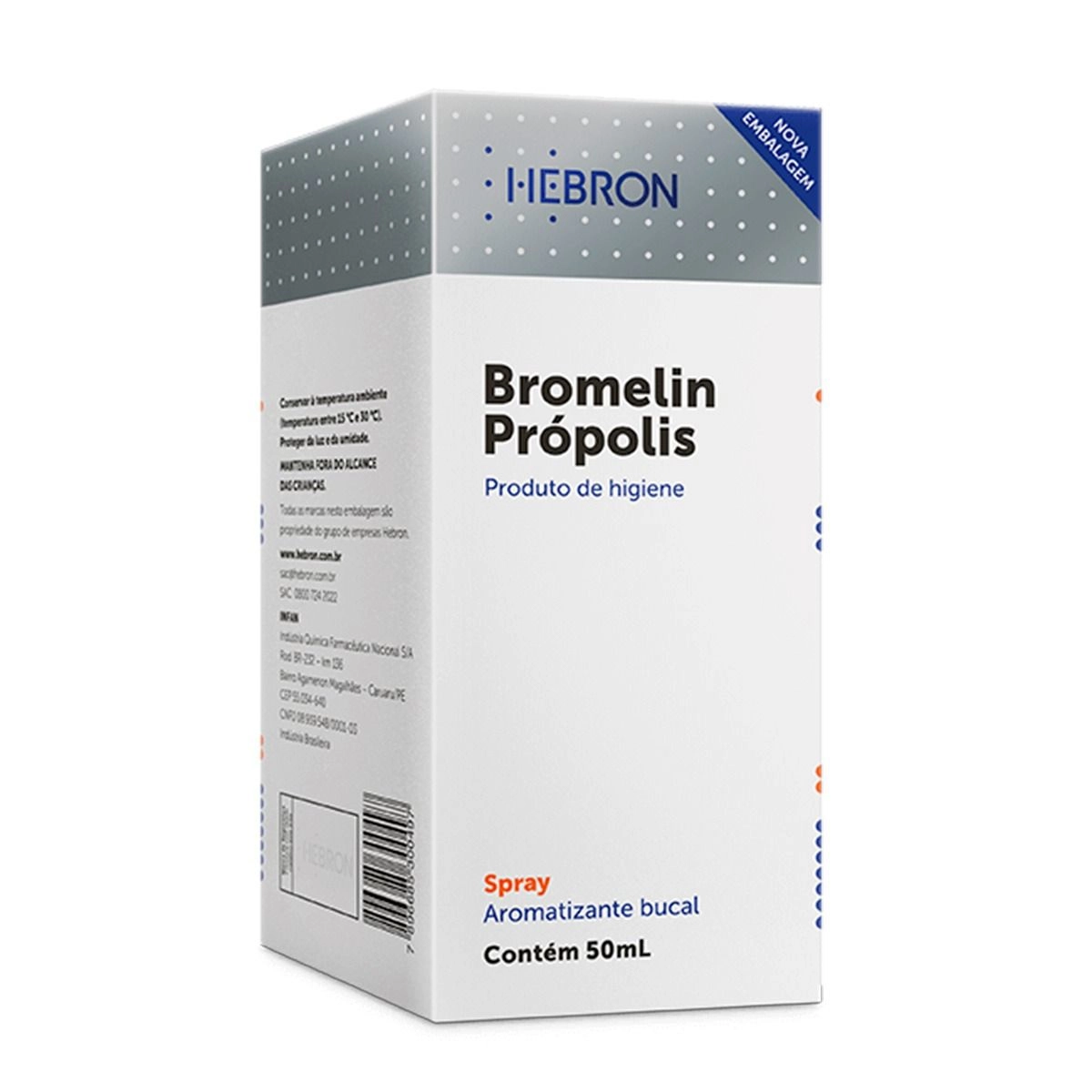 Bromelin Própolis Spray Frasco 50ml Hebron: Preço e para que serve