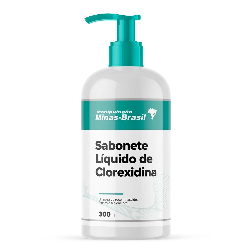 Sabonete Líquido de Clorexidina 300 ml - Drogaria Minas-Brasil