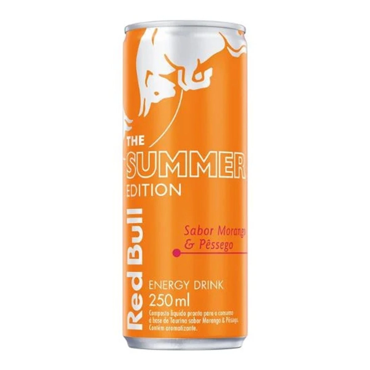 Energético Red Bull The Summer Edition Sabor Morango e Pêssego 250ml ...