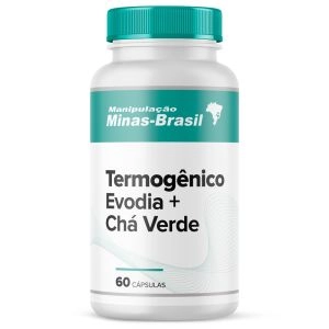 Termogênico com Evodia + Chá verde 60 Cápsulas
