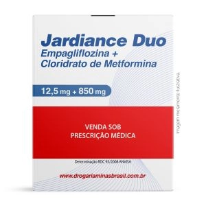 Jardiance Duo Empagliflozina 12,5mg E Metformina 850mg Com 60 Comprimidos Boehringer