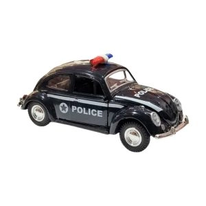 Fusca Polícia Metal Fricção 1/32 Netcar Net Toy