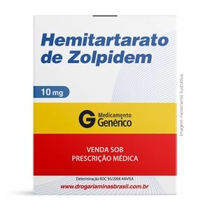 Hemitartarato de Zolpidem 10mg Com 30 Comprimidos Ems