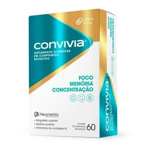 Suplemento Alimentar Convivia Com 60 Comprimidos Cellera Farma