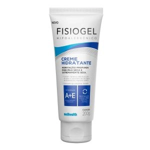 Creme Hidratante Corporal Fisiogel Hipoalergênico Com 200g Medihealth